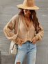 'Fauna' V-Neck Knit Cardigan - Celes Fashion